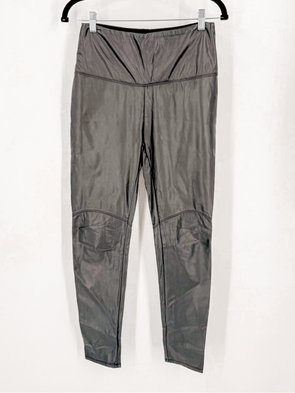 Lysse Black Faux-Leather Leggings